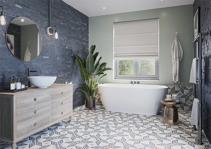 Loxley, Grey - Motorised Roman Blind - Image 6